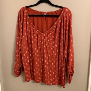 Old navy long sleeve blouse